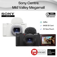 Sony ZV-1 II Mark 2 MK 2 Vlog camera for Content Creators and Vloggers [FREE 64GB + ZV New Pouch]
