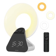 Voraiya Light Therapy Lamp with Bluetooth Speaker,10000 Lux, 3 Timing Mode Happy Lamp, Bright Sun La