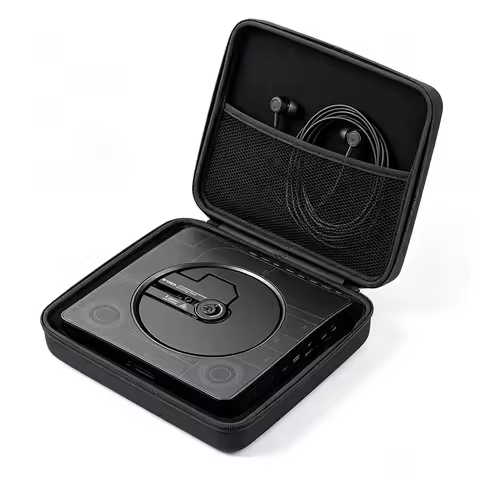 Hard Carrying EVA Case for FIIO/Snowsky BEATBOX Portable CD Player Accessories Storage Bag Shockproo