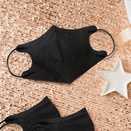 天心/醫用口罩/成人立體30入/曜石黑/素色