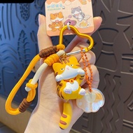 Original Cat Keychain Cute 3D Cat Doll Keychain Ring Gift Key ring ready stock