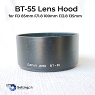 Hood lens Canon BT-55 for FD 85mm F/1.8 100mm F/2.8 135mm