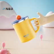 N&U 400ML Thermal Cup 304 Stainless Steel Double Layer Insulated Water Cup Office Milk Coffee Mug St