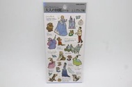 【大人的圖鑑】KAMIO Disney Cinderella Sticker 迪士尼灰姑娘 貼紙  大人的圖鑑 日本制 Made in Japan