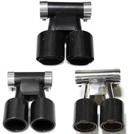 Carbon Fiber Exhaust Tip For 2016-2020 Porsche 718 Boxster Cayman Muffler Tip Black Tailpipe Car Exh