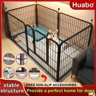 COD Dog Cage Dog Fence Pet Fence Adjustable Dog Playpen Kulungan ng aso Bahay ng aso Size 60x60cm x 6 pcs Dog Kennel Pet Cage Pet Playpen kennel Stackable DIY Extendable Fence Screwless Metal Net