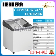 LIEBHERR EFI-1403 Curve Glass Freezer/Freezer Kaca Cembung/Freezer Box