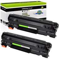 2 Pack CF283X 83X Black Toner Cartridge Compatible For LaserJet M201dw M225dn