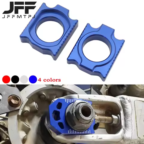 CNC Rear Chain Adjuster Axle Block For YAMAHA YZ250F YZ450F YZ125 YZ250 YZ250X YZ250FX WR250F WR450F