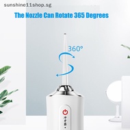 Sunshineshop Home Portable Oral Irrigator USB Rechargeable Water Flosser Portable  SG