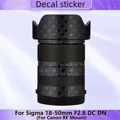 Customized Sticker For Sigma 18-50mm F2.8 DC DN Decal Skin Lens Vinyl Wrap Film Protector Coat For C