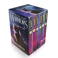 [6 เล่ม/ชุด] นักรบแมวตอนที่ 5 Warrior Dawn of the clans Childrens English novel Reading