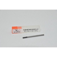 ALTIN 4F N2 N-TOOLS High Helix Solid Carbide Endmill with Coated (N4HEM030S3-C) -3x8x50mm