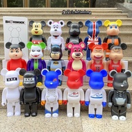 28cm Bearbrick 400% Cartoon Bear Blocks Action Figure Movable Joint Standing Collection Model Friends Gifts Toy