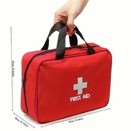 59/186/245PCS Deluxe First Aid Kit พร้อมกระเป๋าแบบพกพา-เหมาะสําหรับล่าสัตว์เดินป่าและตั้งแคมป์กรณีฉุ