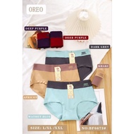 KATUN OREO WOMEN'S UNDERWEAR [6Pcs] COTTON SPANDEX RAISED LOGO BF-6673 - Kzn.id