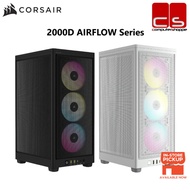 Corsair 2000D AIRFLOW Series Mini-ITX PC Case - 2000D Airflow/iCUE 2000D RGB Airflow (Black/White)