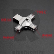 Business Kingston metal four in one OTG flash drive waterproof and moisture-proof flash drive USB 3.