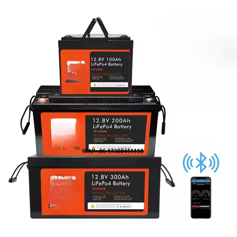 102ah Lithium 200A 100A BMS Solar Battery Lifepo4 Battery 12V 24V 48V Lithium Battery Pack Solaire L