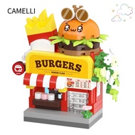 CAMELLI Mini Shop Blocks, Building Blocks Mini City Building Blocks,  Micro Blocks Educational Toys 