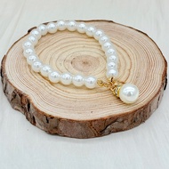 Pearl Chain Accessories with lobster claps pearl keychain DIY phone
