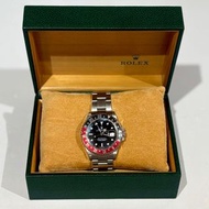 Vintage中古 ROLEX 40MM #P937627 GMT MASTER 16710 黑紅可樂圈 #勞力士手錶 #香榭站正品
