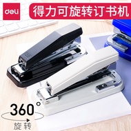 Alat Tulis Deli 0414 Stapler Rotary Jahitan Tengah untuk Menjilid 50 Halaman Buku Kerja Pelajar, Sta