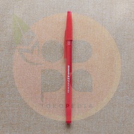 Pulpen Pena Standard AE7 Alfa Tip 0.5 Ballpoint Pen Tinta Merah