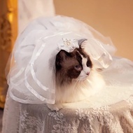 Cat Dog Wedding Veil - Pet Veil/Dog Cat Wedding Veil - Pet Wedding Accessories