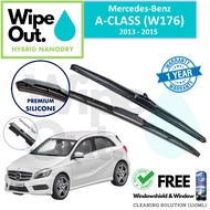 [PREMIUM] Mercedes-Benz A Class 2013 - 2015 (W176) WipeOut HYBRID NANODRY SILICONE Wiper Blade (Fron