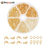 1 Box PH 500pcs Jewelry Making Accessory Set 200pcs 4mm 21 Guage Open Jump Ring 100pcs 12x6mm Lobste