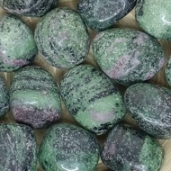 紅綠寶滾石 Rubyzoisite 100g/紅寶黝簾石/礦石/脈輪石/冥想石