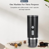 Portable Espresso Coffee Machine For Rechargeable Coffee Maker Nespresso Large Small Capsule Coffee Powder Universal Maker