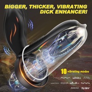 Adult Toy For Men 18 Vibration Ring Shared Orgasm Adult Toy Meat Stick G-Spot Male Love Toy Garden T