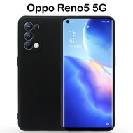 เคส OPPO OPPO Reno 5 เคสโทรศัพท์ เคสสีดำ ออปโป้ รีโน่ 5 รุ่นหลังนิ่ม Tpu Matte Case Tpu For OPPO Reno 5 (6.43) Black
