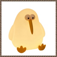 (JPTZ) Squishy Kiwi Bird Lamp Rechargeable Dimmable Silicone Nursery Toddler Animal Nightlight Fun D