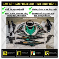 TEM RỜI EXCITER 150 MXKING XANH ĐEN 47845