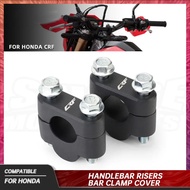 For Honda CRF300L Rally Handlebar Risers Bar Clamp Cover CRF 110 125 150 230 250 450 Motorcycle Acce