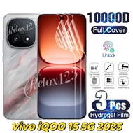 For Vivo iQOO 15 5G 2025 HD Hydrogel Film Screen Protector 1/2/3 Pcs For VIVO iQOO15 iqoo15 VivoiQOO