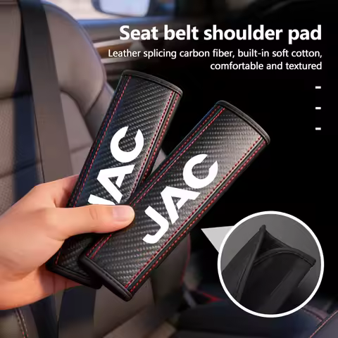 For JAC Car Seat Belt Shoulder Cover Safety Protection Pad RF8 M3 M4 X8 Plus A5 E10X QX T6 T8 Pro T9