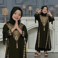 Abaya Turki Turkey Gamis Anak Tanggung Hitam 7-12 Tahun Impor Mewah Terbaru Terlaris Termurah COD