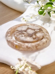 櫻花瑪瑙手鐲 瑪瑙手鐲雙面滿花小碎花細鐲正鐲套鐲57-58可戴