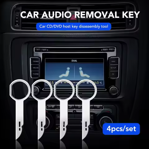 For Vw Passat B5 B6 B7 Golf 4 5 6 7 4pcs Car Radio Stereo Release Removal Install Tool for Audi A4 B