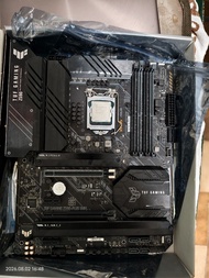 ASUS TUF Gaming Z590-PLUS ddr4 wifi6有盒有配件合適10代11代處理器，另有其餘配件r7 3700x