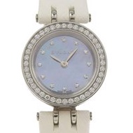 Pre-owned BVLGARI Bzero1 women's watch with diamond bezel, BZ23S, stainless steel, diamond, and leat