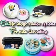 Canon PIXMA iX6770 A3+ Printer with empty refillable cartridge with edible ink ink set 100ml