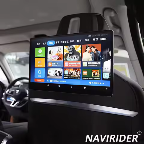 13.3inch For BMW 5 Series 7 Series I5 I7 X5 X6 X7 Android 13 IPS 2K HD Screen Headrest Rear Seat Ent