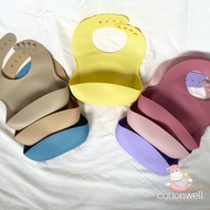 COTTONWELL Premium Silicone Baby Bib/ Silicone Baby bib/Baby bib