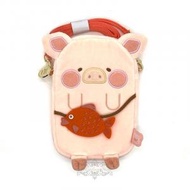 Hong Kong - LuLu The Piggy 港版 2023 兔年 賀年 直款 公仔 造型 單肩包 斜揹袋 側揹袋 利是袋 新年 裝扮 罐頭豬 Lulu豬