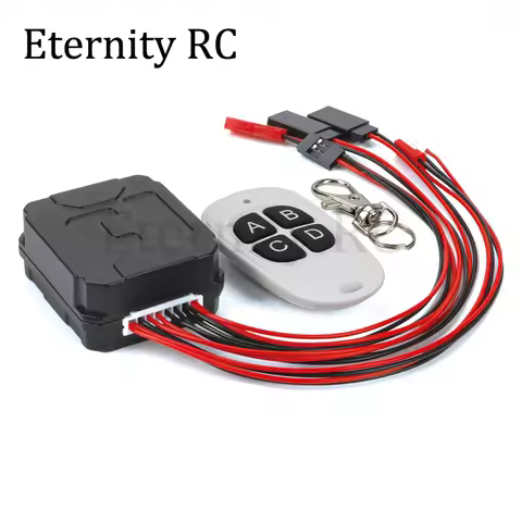 Light Lamp Group Controller Assembly Winch Controller for RC4WD TRX-4 Axial SCX10 Winch RC Car Acces